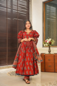 The Saffron Sunset Celebration Gown