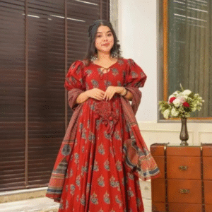 The Saffron Sunset Celebration Gown