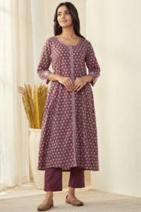 The Charcoal Bloom Kalidar Set