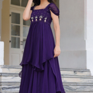 The Amethyst Flutter Maxi Gown