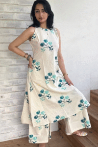 The Maroon Velvetine Gota Set