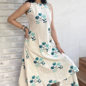 The Maroon Velvetine Gota Set