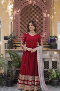 The Amethyst Grandeur Anarkali