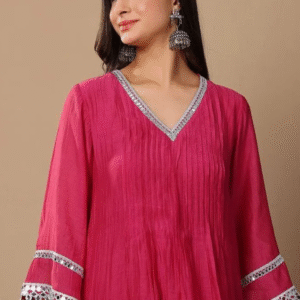 The Hibiscus Pintuck Palazzo Set