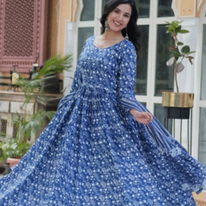 The Rustic Bloom Puff-Sleeve Set